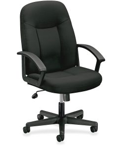 HON® Basyx Ergonomic High-Back Executive Chair, Black 2