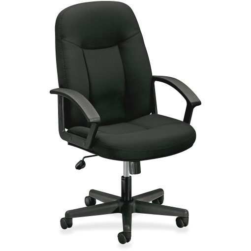 HON® Basyx Ergonomic High-Back Executive Chair, Black - Image 2
