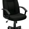 HON® Basyx Ergonomic High-Back Executive Chair, Black