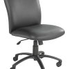 Office Star Erindale Round Storage Ottoman, 18”H x 18-1/2”W x 18-1/2”D, Onyx 3
