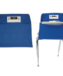 Seat Sack Chair Pocket, Medium, 15", Blue, Pack Of 2
