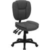 Raynor® 4 x 4 Fabric Task Chair, Navy/Black 4