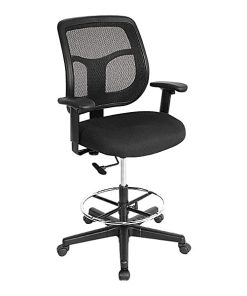 Eurotech Apollo Drafting Stool, Black 2