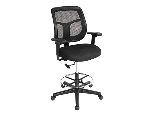 Eurotech Apollo Drafting Stool, Black - Image 2