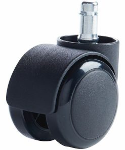 Master Caster® Futura Series Casters, Soft Wheel, Stem B For Metal Base, Pack Of 5 2