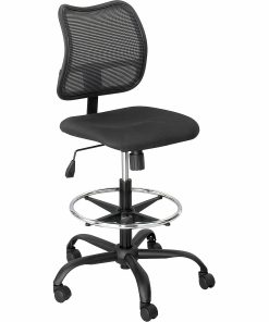 Safco® Vue™ Mesh Extended Height Chair, Black 2