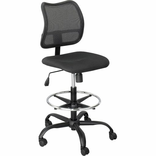 Safco® Vue™ Mesh Extended Height Chair, Black - Image 2