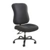 Flash Furniture Madigan Faux Leather Mid-Back Armless Swivel Task Office Chair, Gray 3