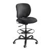 Office Star Rowan Counter Height Spindle Stools, Cement/Medium Oak, Set Of 2 Stools 4