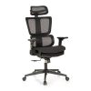 Mind Reader Ergonomic Lumber Support Gel Cushion, Memory Foam, 14-1/4″H x 3-3/4″W x 15-1/2″D, Black 3