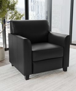 Flash Furniture HERCULES Diplomat Series Leathersoft Chair, Black 2