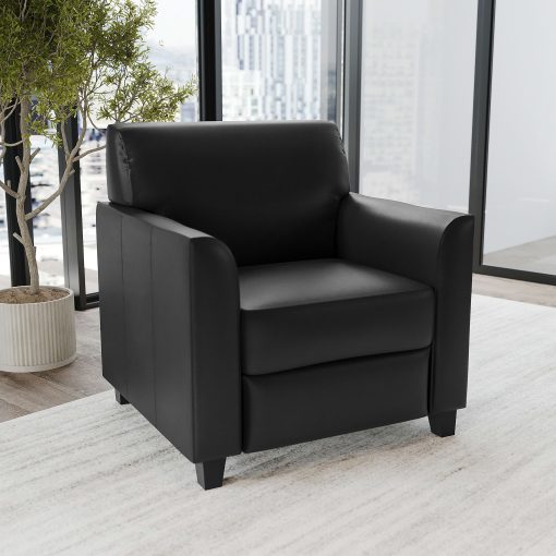 Flash Furniture HERCULES Diplomat Series Leathersoft Chair, Black - Image 2