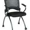 Flash Furniture Mesh Mid-Back Swivel Task Chair, Blue/Silver 4