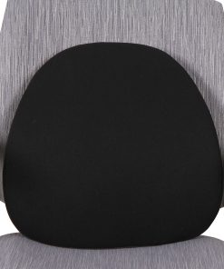 Lorell® Ergo Fabric Lumbar Back Support, Black 2