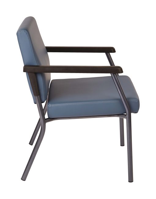 Bariatric Big & Tall Chair, Dillion Fabric With Arms, Blue - Image 2