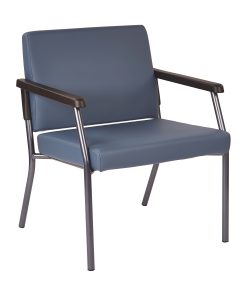 Bariatric Big & Tall Chair, Dillion Fabric With Arms, Blue