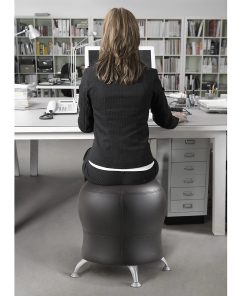 Safco® Zenergy™ Ball Chair, Black Vinyl 2