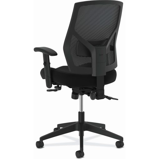 HON® Crio Fabric Mid-Back Task Chair, Asynchronous, Black - Image 2