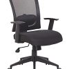 Boss Office Products Mesh-Back Task Chair, Black