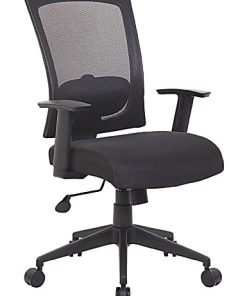 Boss Office Products Mesh-Back Task Chair, Black