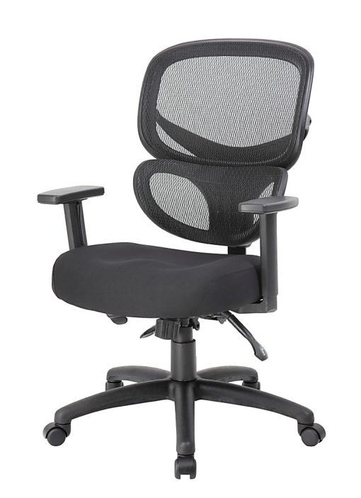 Boss Office Products Multifunction Mid-Back Task Chair, Black - Image 2