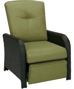 Hanover Strathmere Luxury Recliner in Cilantro Green - Cilantro Green Olefin Seat - Cilantro Green Olefin Back - STRATHREC