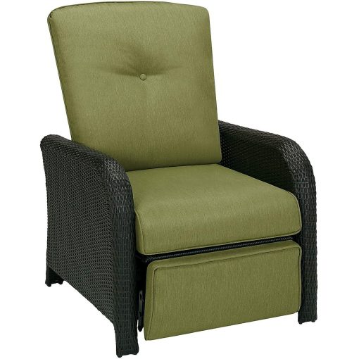 Hanover Strathmere Luxury Recliner in Cilantro Green - Cilantro Green Olefin Seat - Cilantro Green Olefin Back - STRATHREC