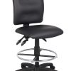 Global® Goal Low-Back Multi-Tilter Chair, 36″H x 25″W x 22 1/2″D, Ebony/Black 3