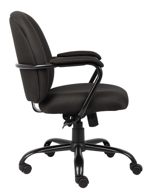 Boss Office Products Heavy-Duty Mid-Back Task Chair, Black - Image 2