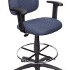 Boss Office Products Drafting Stool, Adjustable Arms
