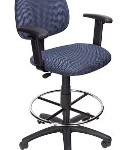Boss Office Products Drafting Stool, Adjustable Arms