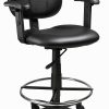 Mind Reader Ergonomic Mesh Mid-Back Swivel Executive Office Chair, Black 4