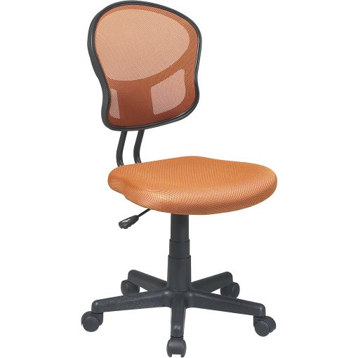 OSP Designs Screen Back Task Chair, Orange - Image 2