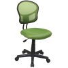 Flash Furniture Mesh Mid-Back Swivel Task Chair With Flip-Up Arms, Green/Black 4