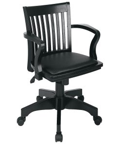 OSP Designs Deluxe Bankers Chair, Black 2