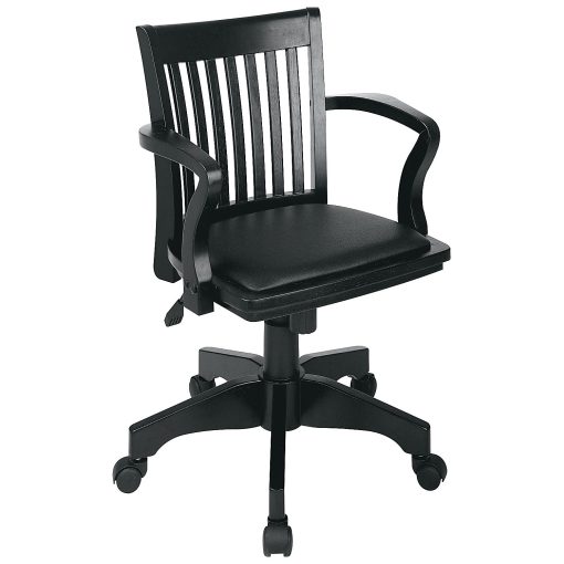OSP Designs Deluxe Bankers Chair, Black - Image 2