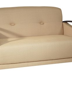 Ave Six Main Street Loveseat, Woven Wheat/Espresso