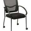HON® Lota Stacking Multi-Purpose Side Chair, Fixed Loop Arms, Black 3