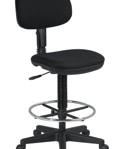 Office Star Sculptured Seat and Back Drafting Chair with Adjustable Foot ring