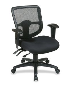 Office Star™ Pro Line II Pro Grid Ergonomic Task Chair With Adjustable Arms, Coal 2