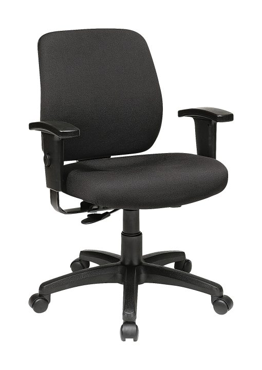 Office Star™ Work Smart Deluxe Task Chair, Black - Image 2
