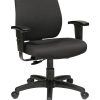 Flash Furniture Hercules Big & Tall Ergonomic LeatherSoft™ Faux Leather Mid-Back Swivel Task Chair With Adjustable Arms, Black 4