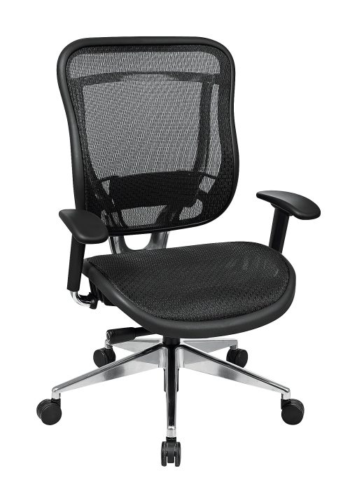 Office Star™ Space Series 818 Mesh Deluxe Chair, Black - Image 2