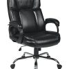 Flash Furniture Hercules Big And Tall High-Back Ergonomic Office Chair With Full Headrest And Chrome Base, Black Fabric 3