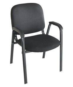 Realspace® Stacking Guest Office Chair, Black 2