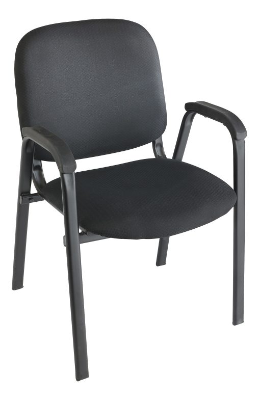 Realspace® Stacking Guest Office Chair, Black