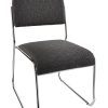 Office Star Sculptured Seat and Back Drafting Chair with Adjustable Foot ring 4