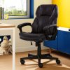 Serta® Connor Office Chair, Bonded Leather, Black 3