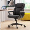 Linon Myra Swivel Accent Chair, Black/Gray/Chrome 3