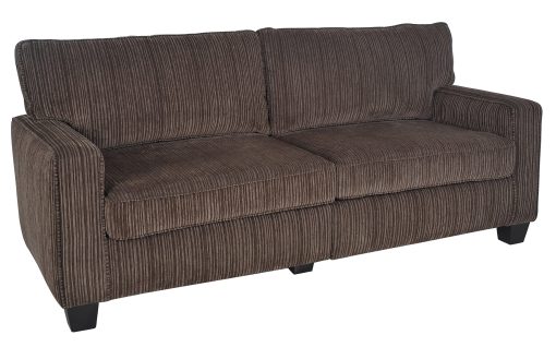 Serta® RTA San Paolo Collection Fabric Sofa, 73"W, Mink Brown - Image 2